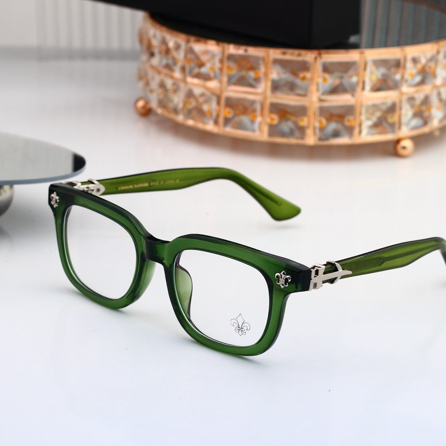 Fashion 6 Color Plain Glasses 0204
