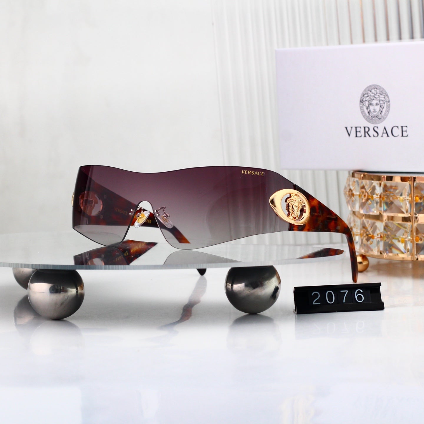 8 colors New hot HD lenses Frameless Sunglasses 25127