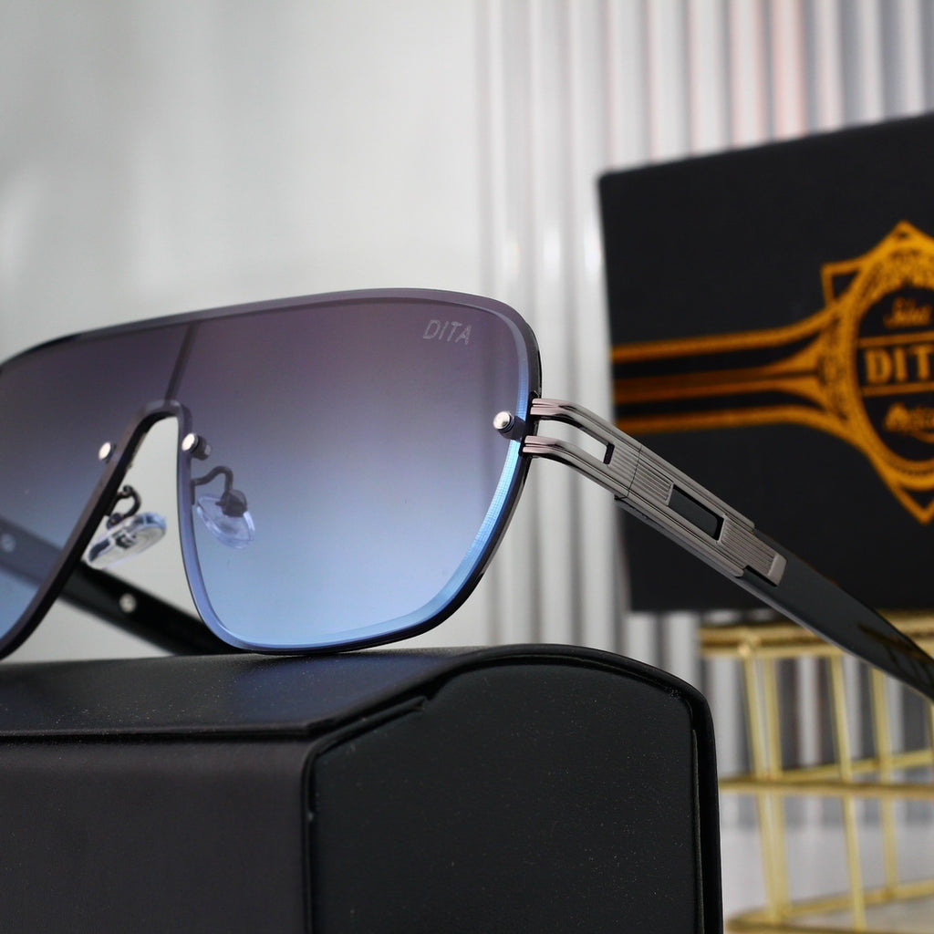6 colors New hot HD lenses No borders design sunglasses 27468