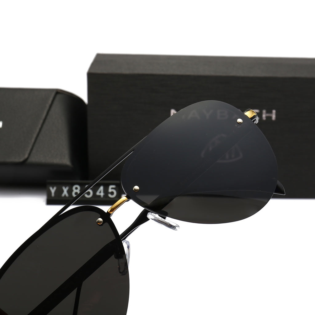 5 colors Inspired Rimless Aviator Sunglasses