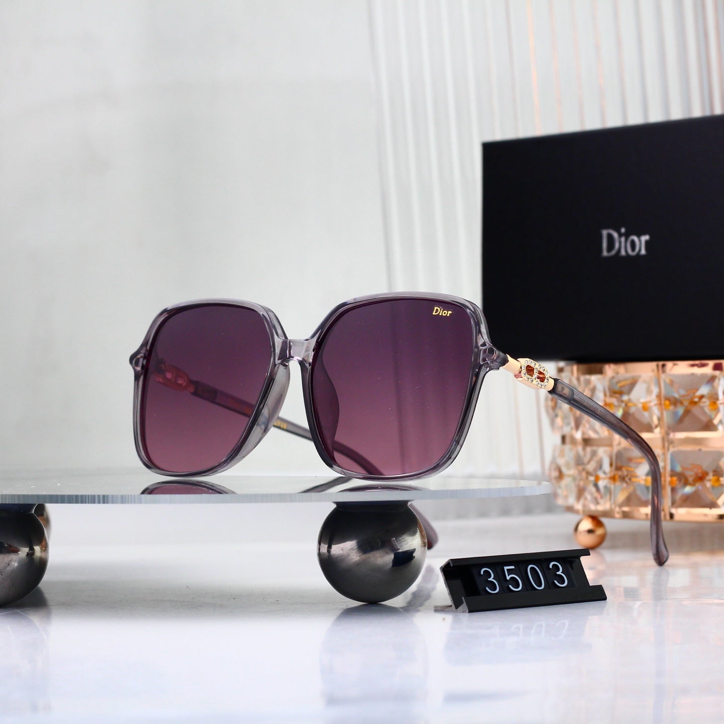 5 colors New hot HD lenses Full frame design sunglasses 3553