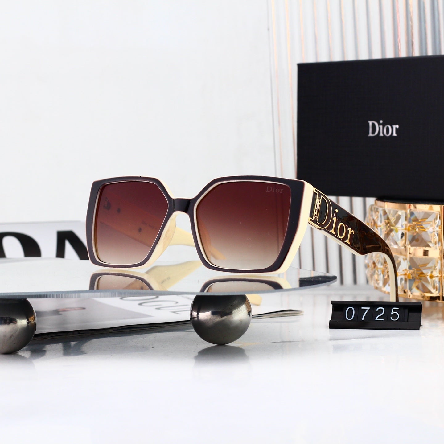 Fashion hot 7 color sunglasses 0725