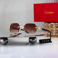 7 colors New hot HD lenses Frameless Sunglasses 6579