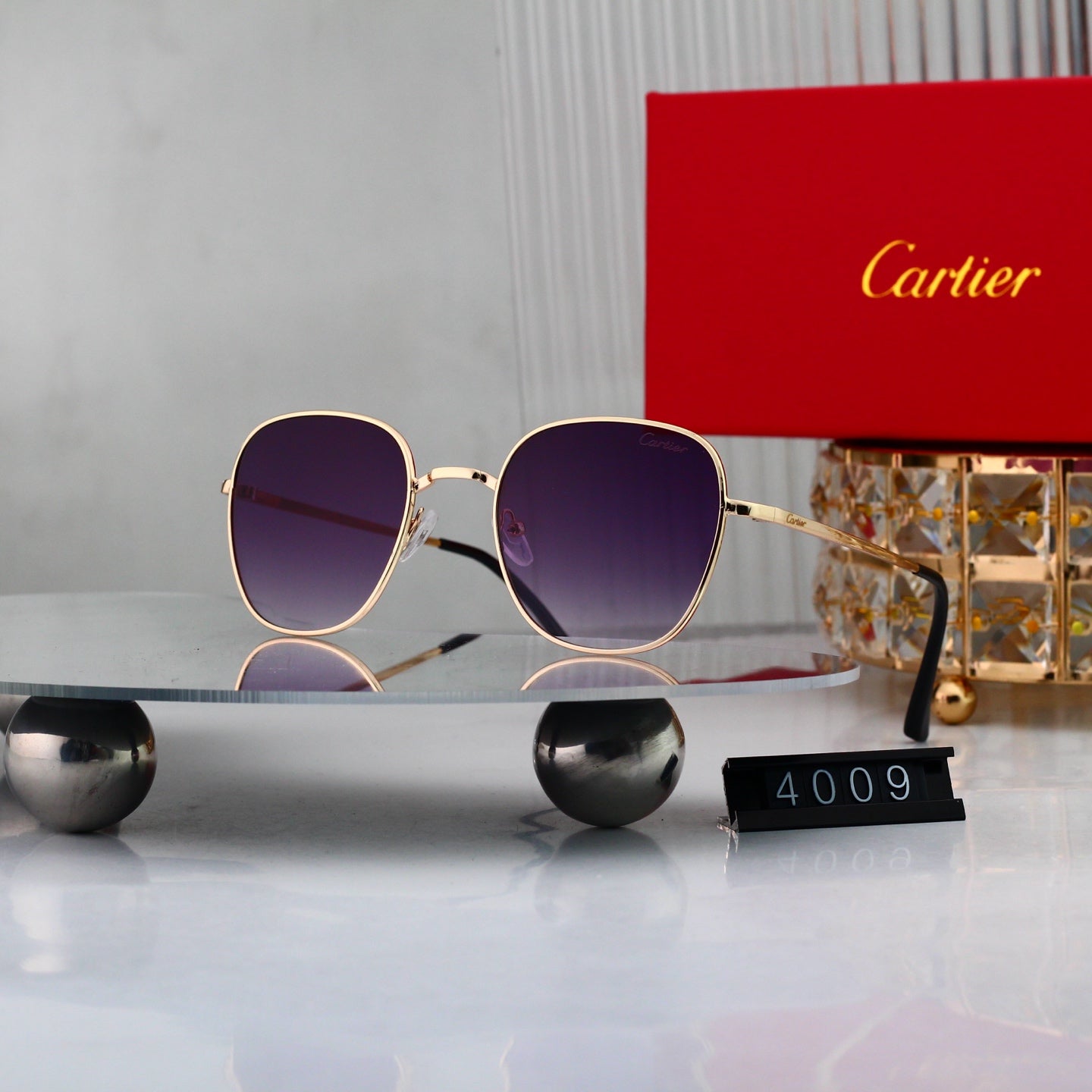 6 colors New hot HD lenses Frameless Sunglasses 4009