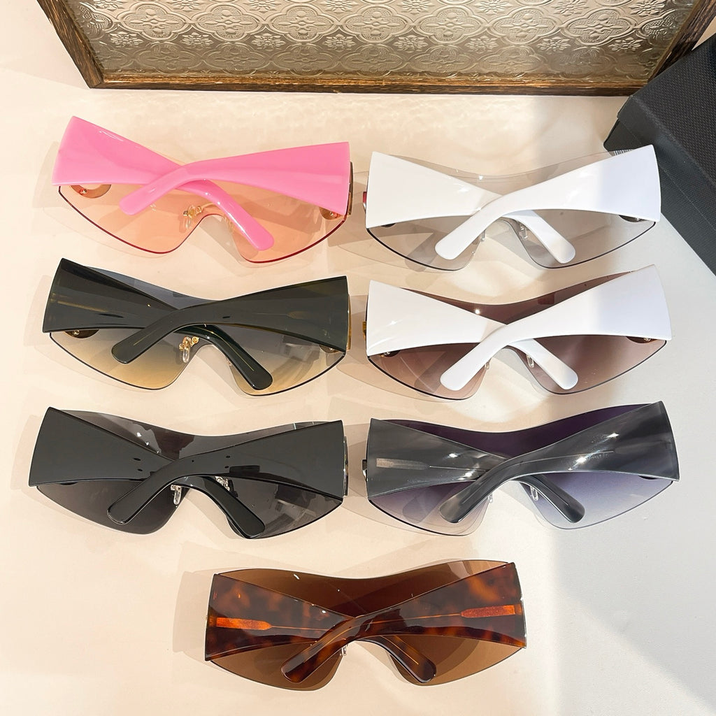 7 colors New hot HD lenses Frameless design sunglasses 2298
