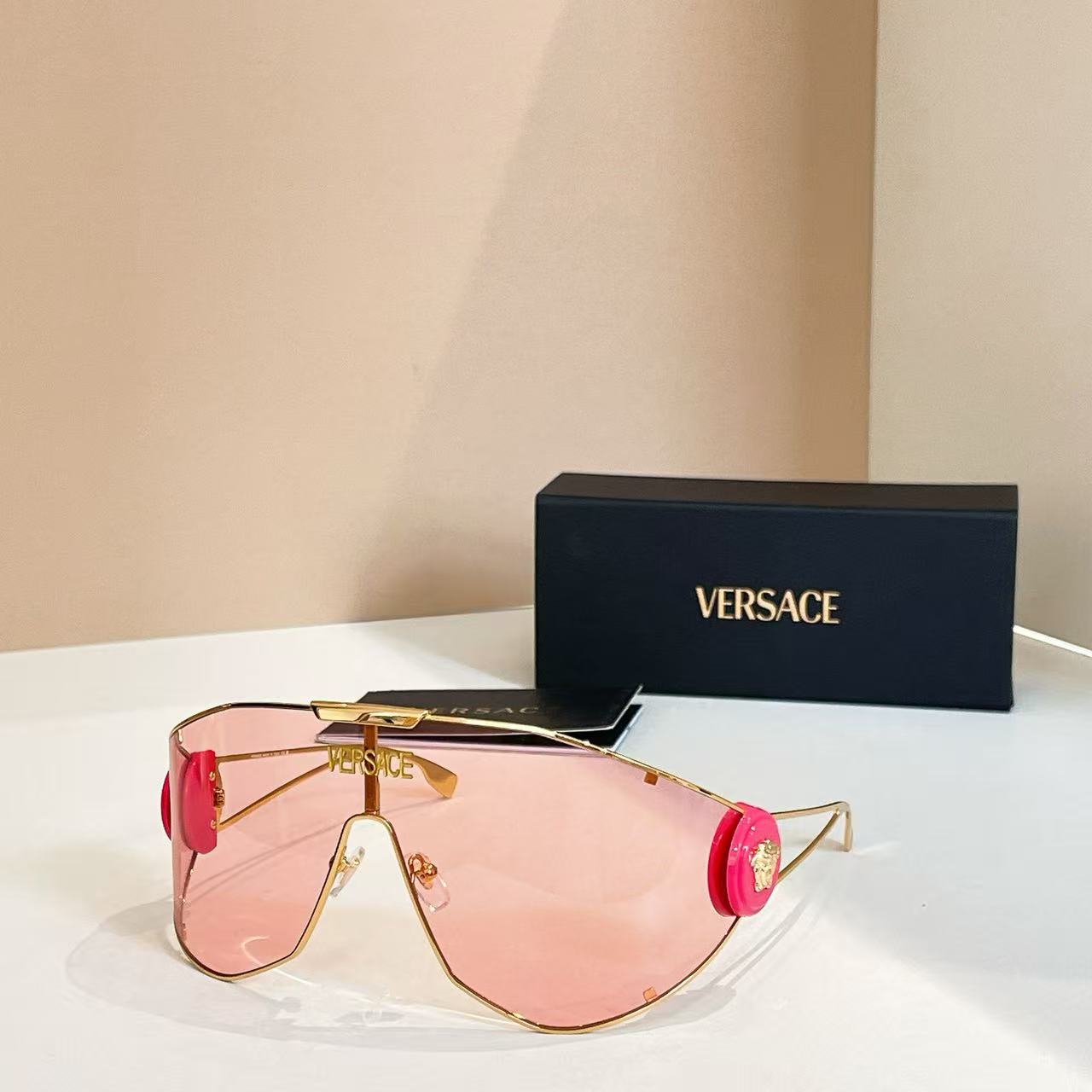 6 colors popular high-definition one-piece sunglasses