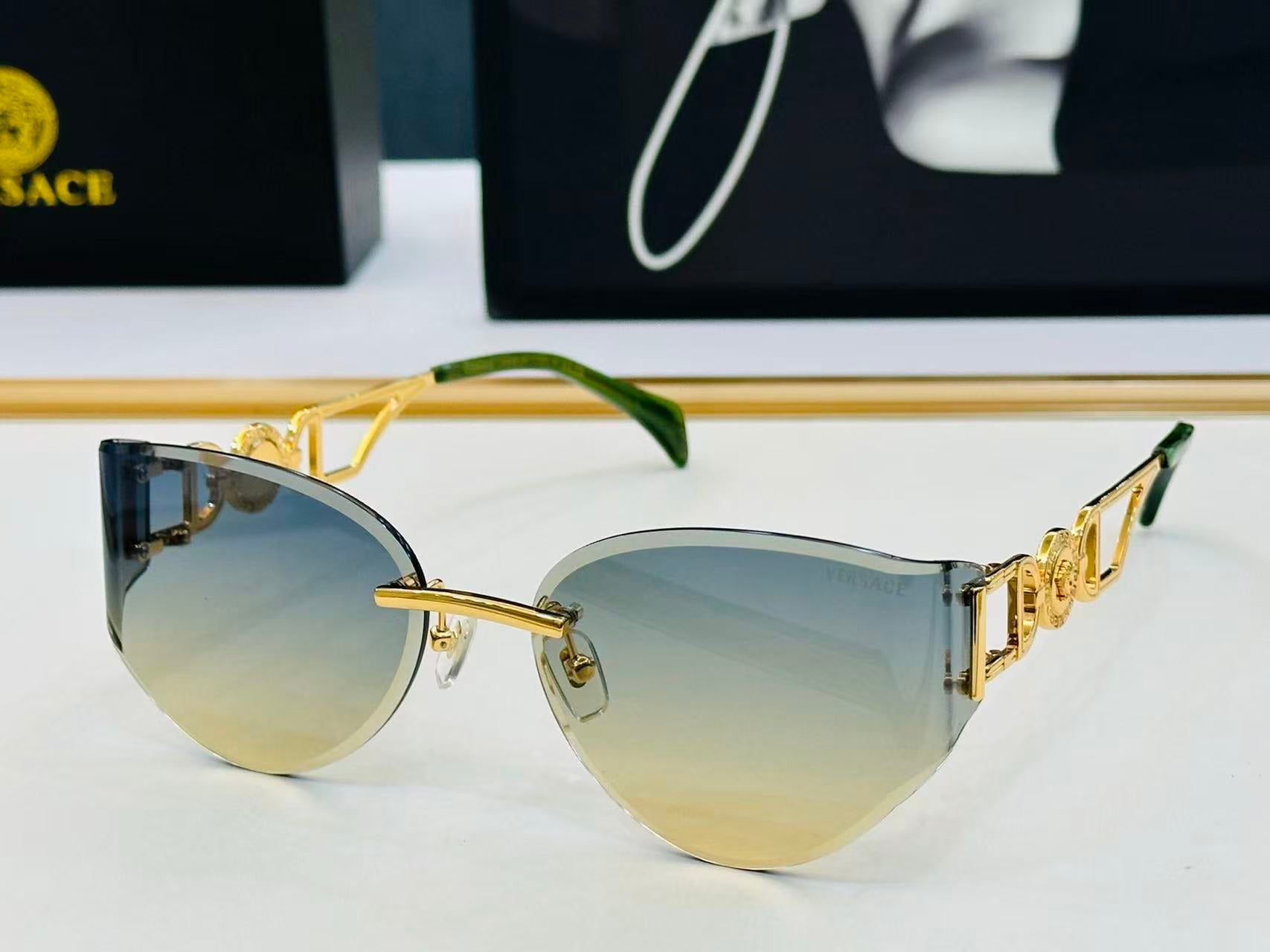 6 Colors High Quality Frameless Sunglasses 6829