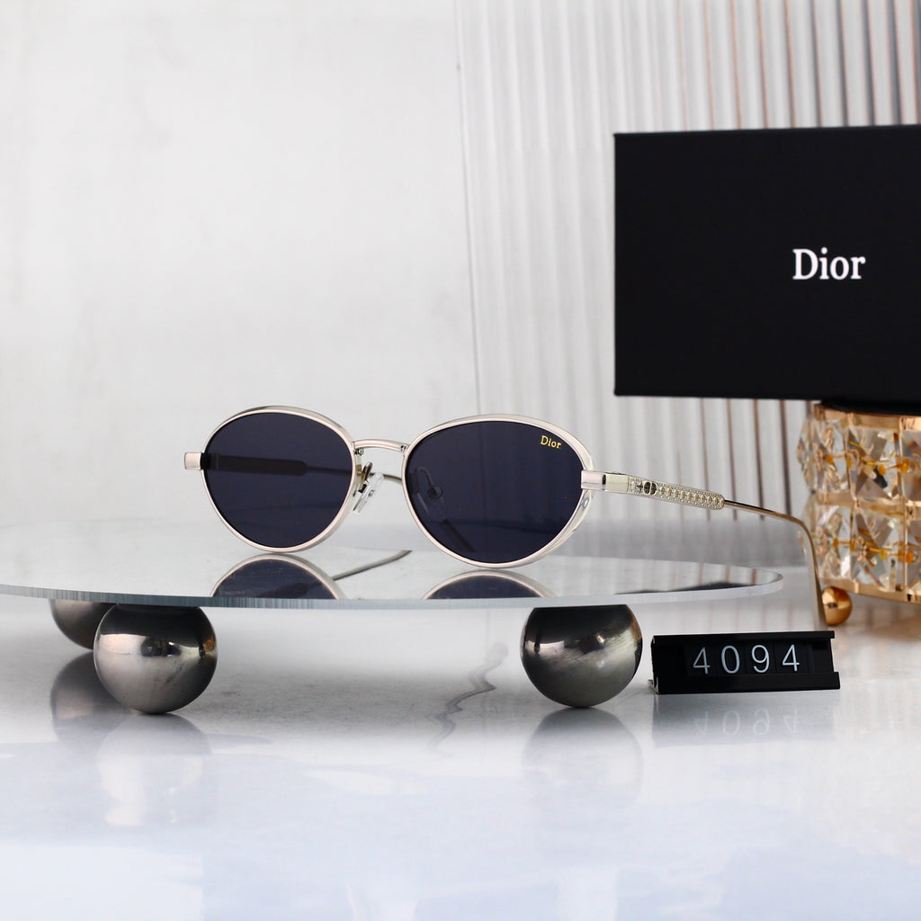 8 colours High-definition lens metal full-frame sunglasses 4094