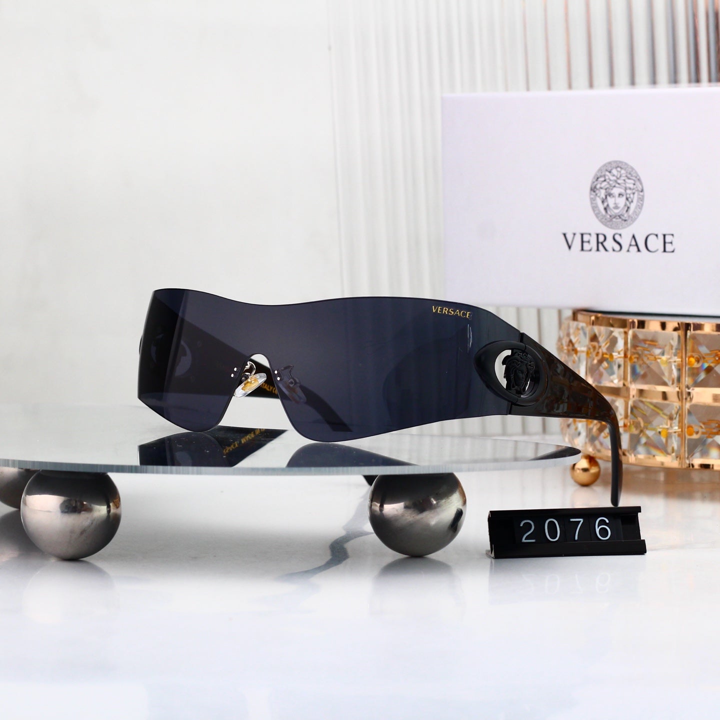 8 colors New hot HD lenses Frameless Sunglasses 25127