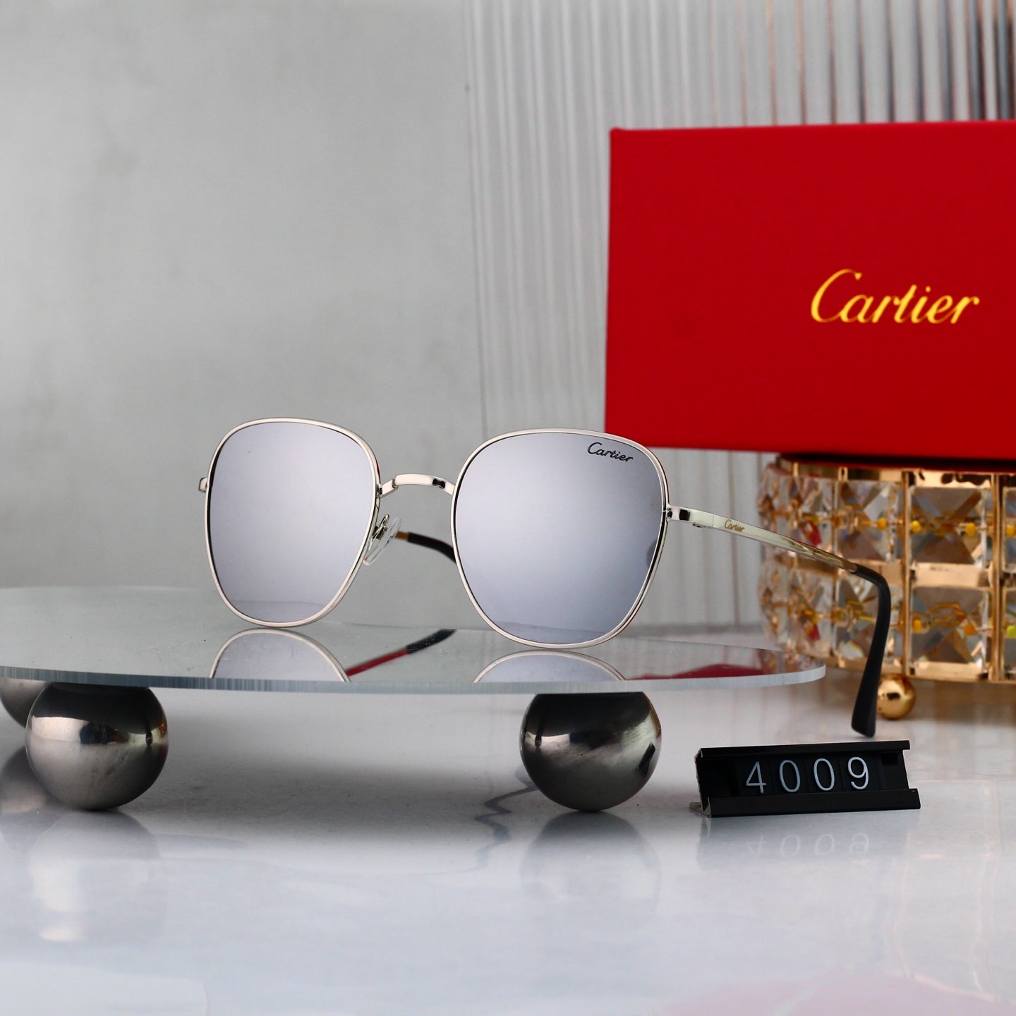 6 colors New hot HD lenses Frameless Sunglasses 4009