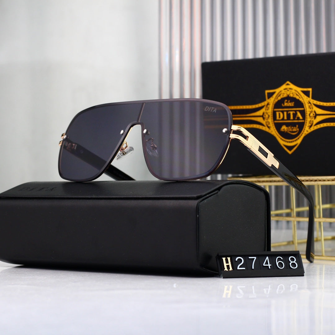 6 colors New hot HD lenses No borders design sunglasses 27468