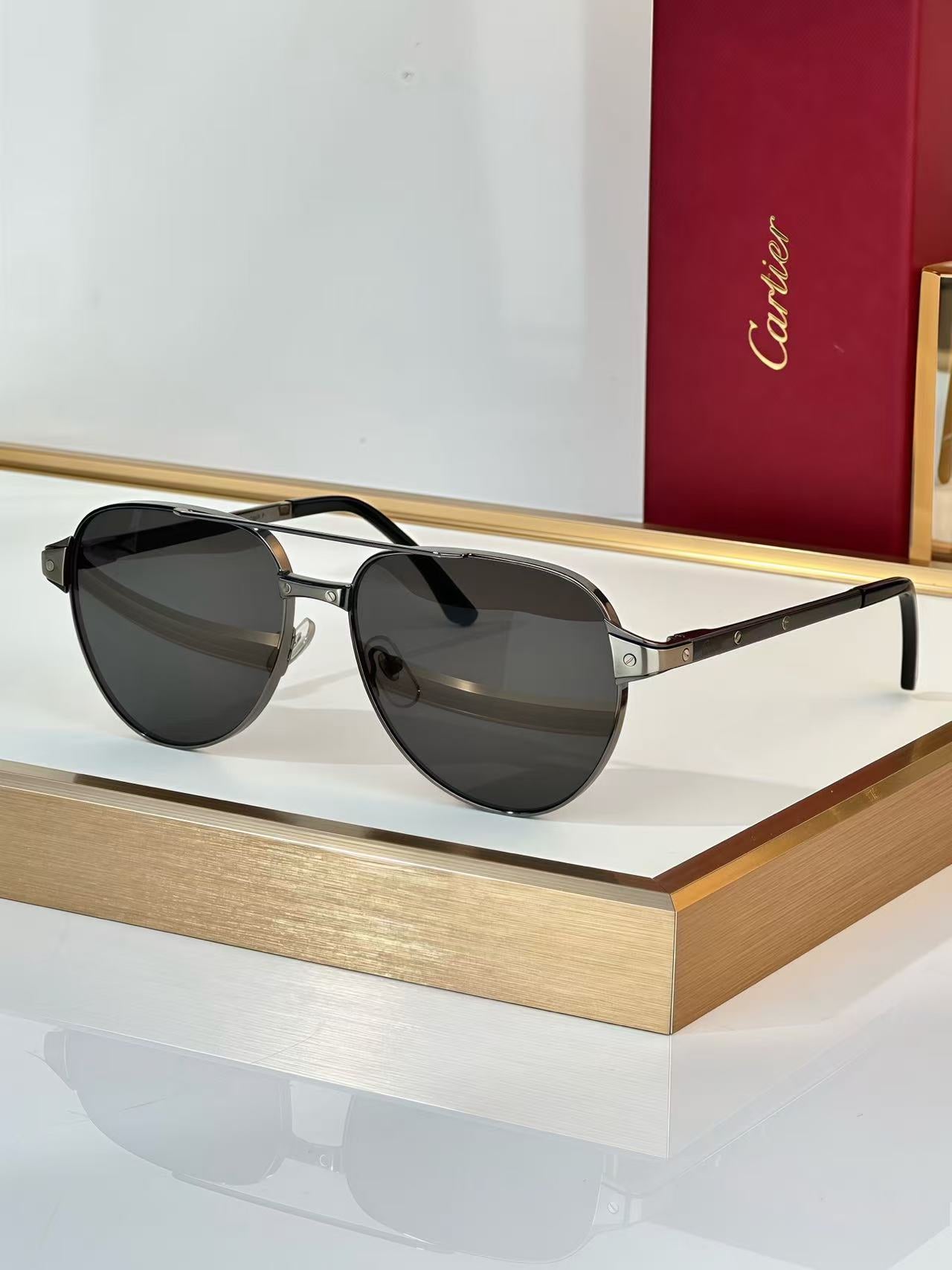 6 color fashion frameless leopard frame polarized sunglasses
