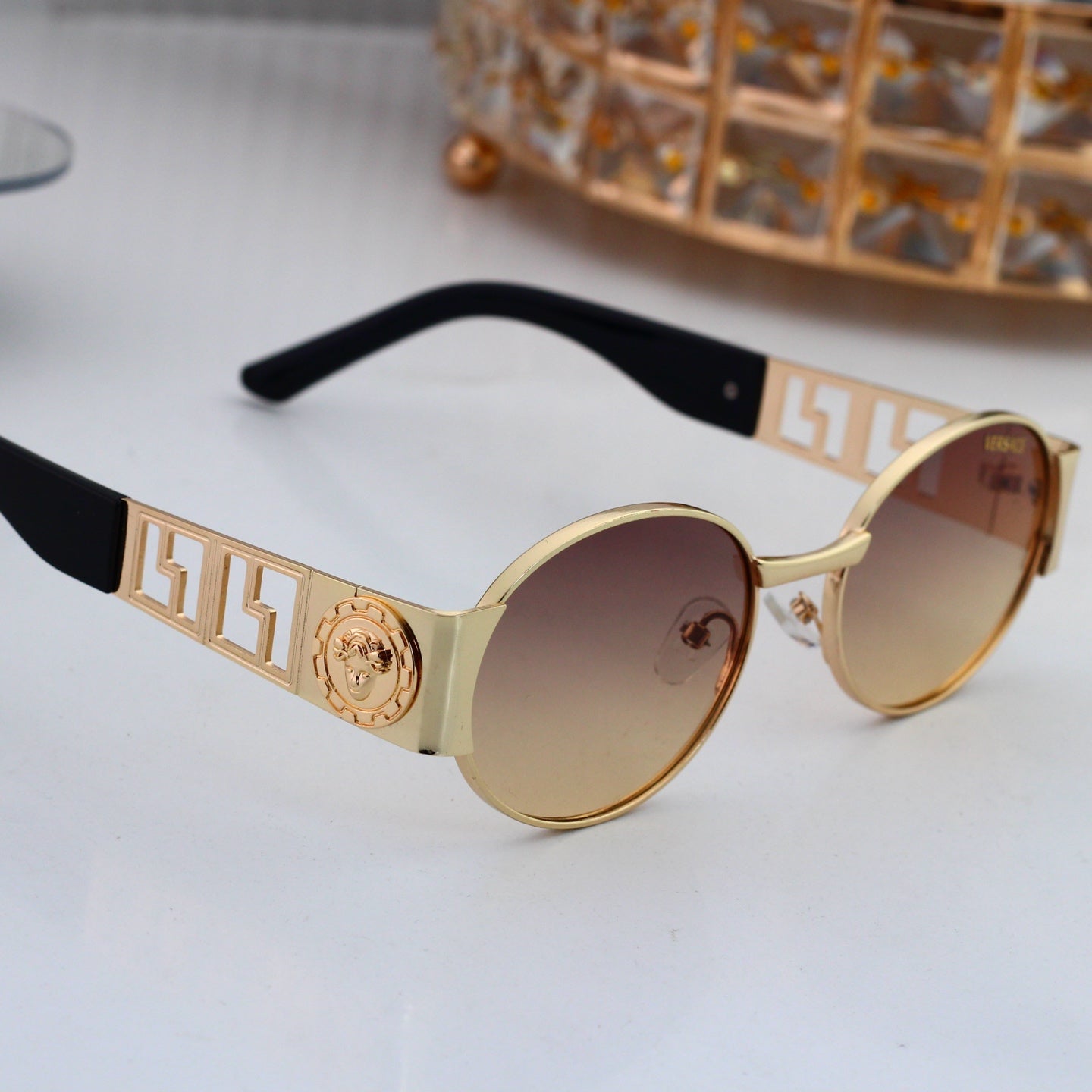 7 colors New hot HD lenses Full frame Sunglasses 08168