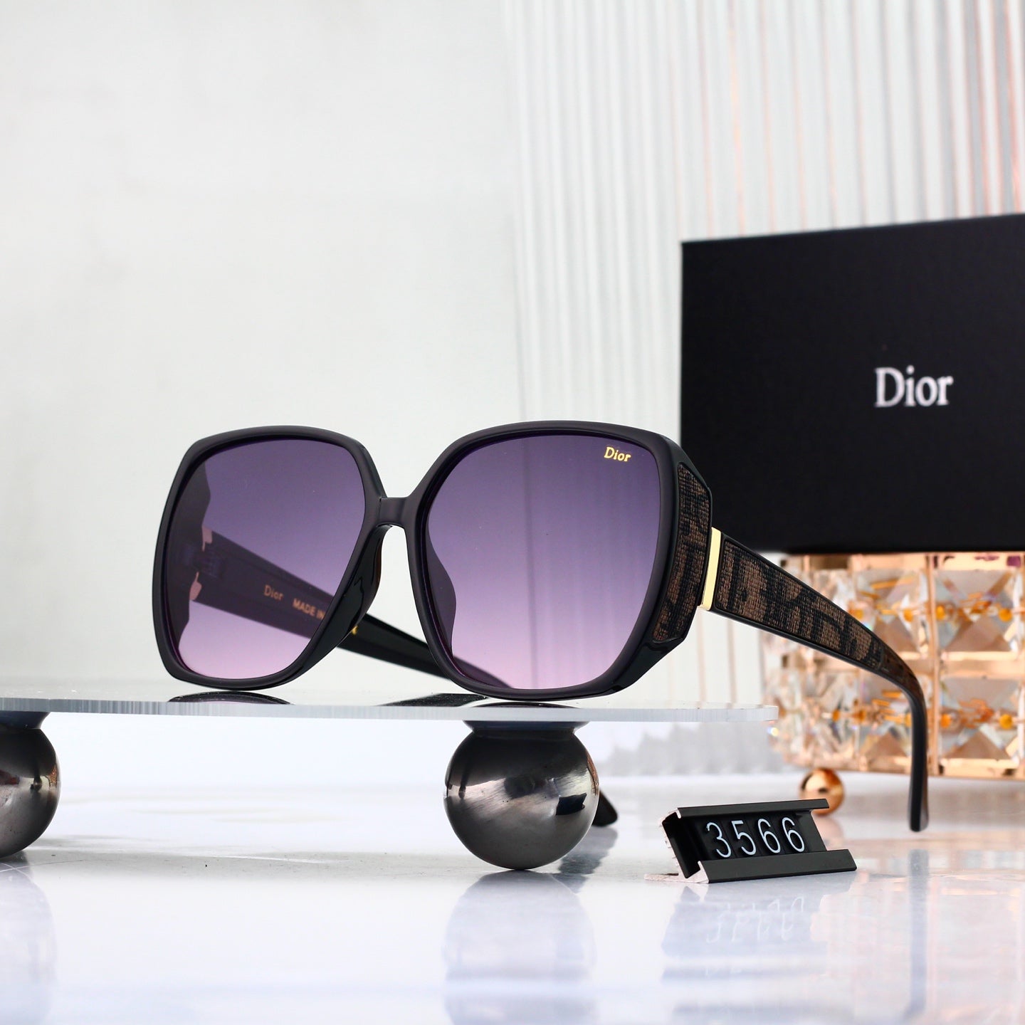 5 colors New hot HD lenses Full frame design sunglasses 3566